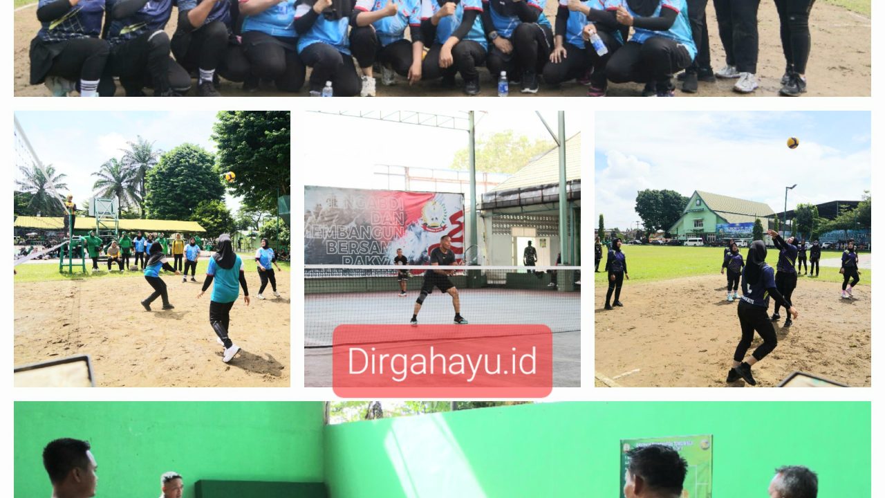 *Semarak Pertandingan Olahraga Warnai HUT ke-66 Korem 042/Gapu*