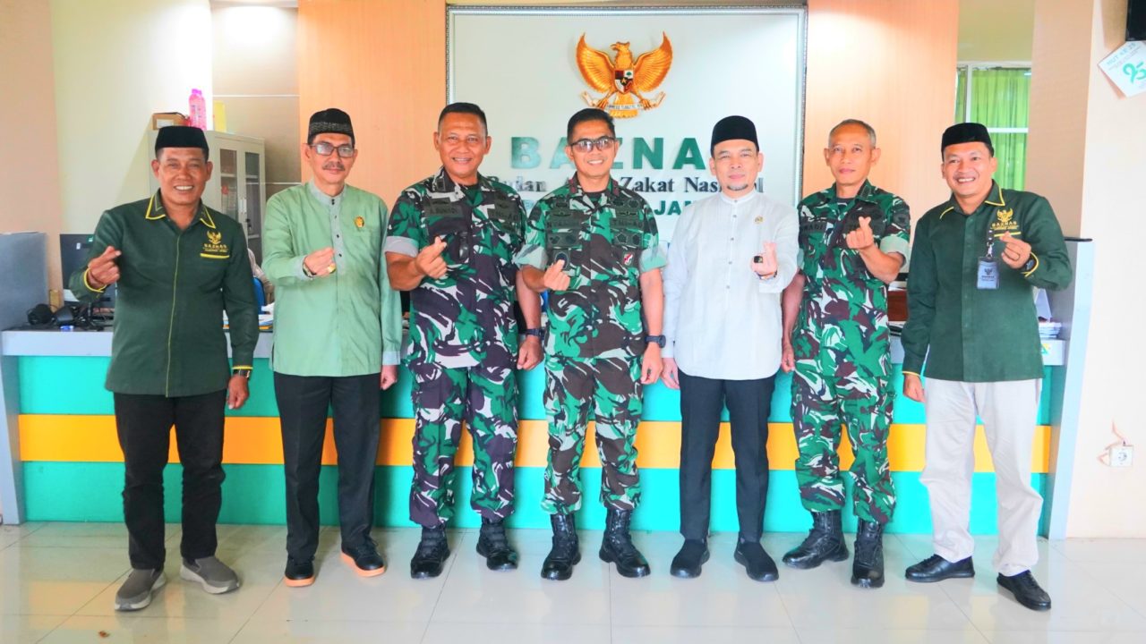 Danrem 042/Gapu Kunjungi BAZNAS Provinsi Jambi, Perkuat Sinergi Sosial dan Kemanusiaan