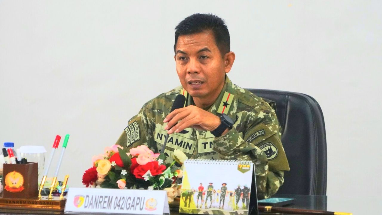 Antisipasi Karhutla 2026, Korem 042/Gapu gelar Rakor Lintas Sektoral, Dorong Pendekatan Preventif dan Respons Cepat di Jambi