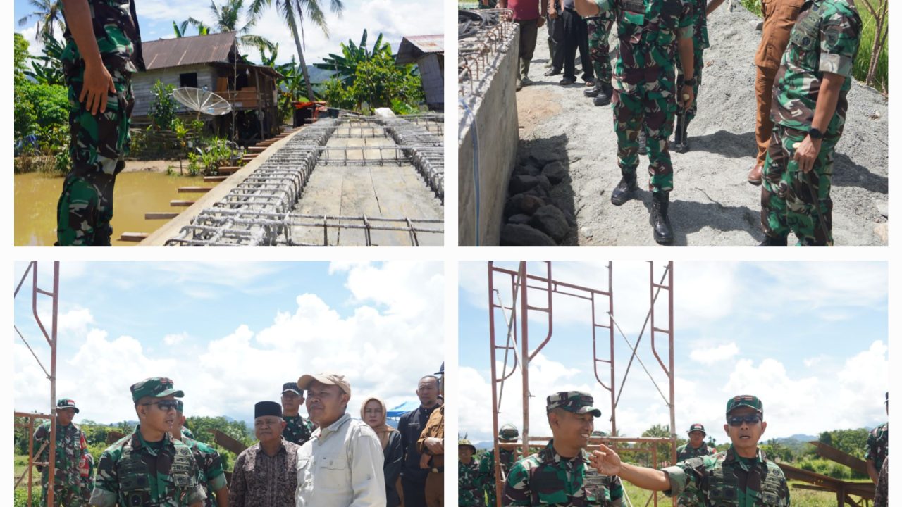 Danrem 042/Gapu Kawal Progres Tanpa Jeda, Pastikan Dua Jembatan Rampung Tepat Waktu