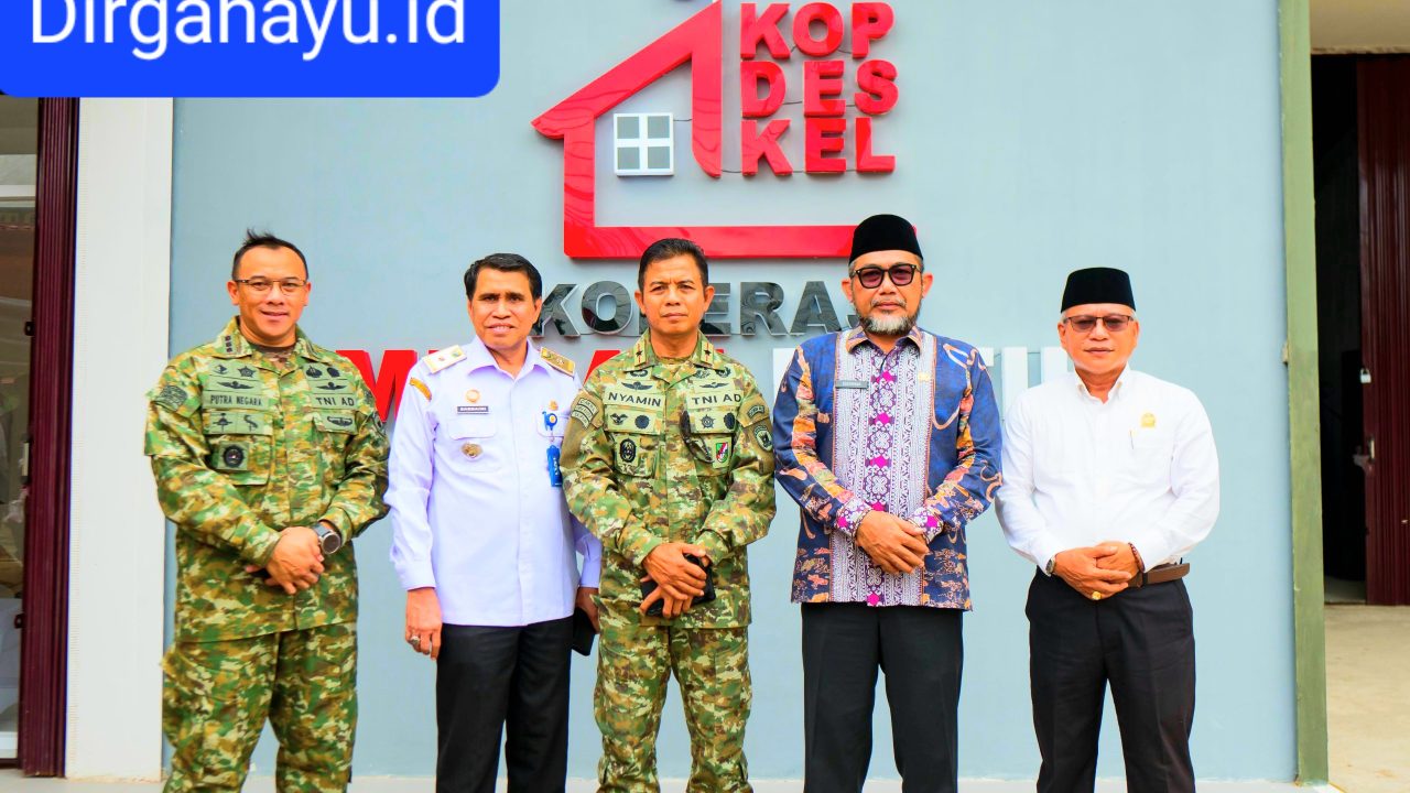 Danrem 042/Gapu Ikuti Vicon Peresmian 1.061 Koperasi Merah Putih oleh Presiden RI, Dorong Penguatan Ekonomi Rakyat