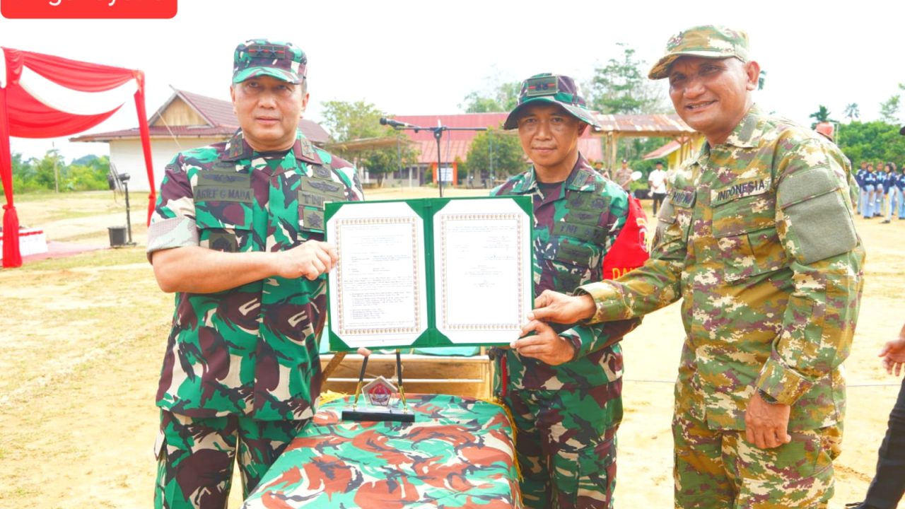 Pangdam XX/TIB Tegaskan TMMD Jadi Motor Pembangunan Desa Saat Tutup TMMD Ke-128 di Sarolangun*