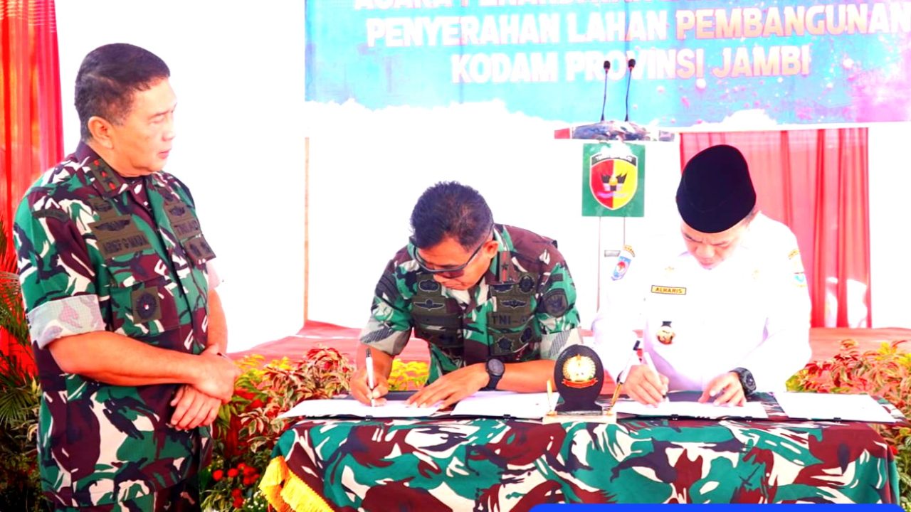 Pangdam XX/TIB Tinjau Lokasi Pembangunan Kodam Di Jambi